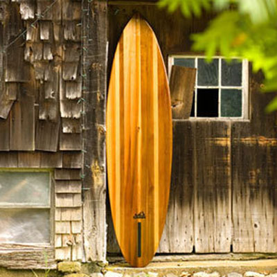 Seed hollow wooden surfboard