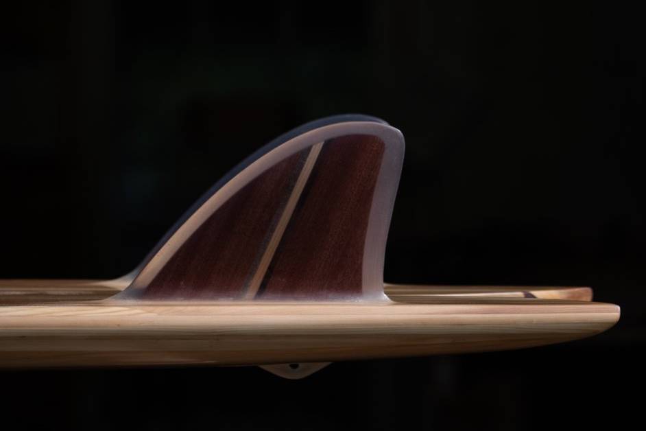 Waka hollow wooden surfboard