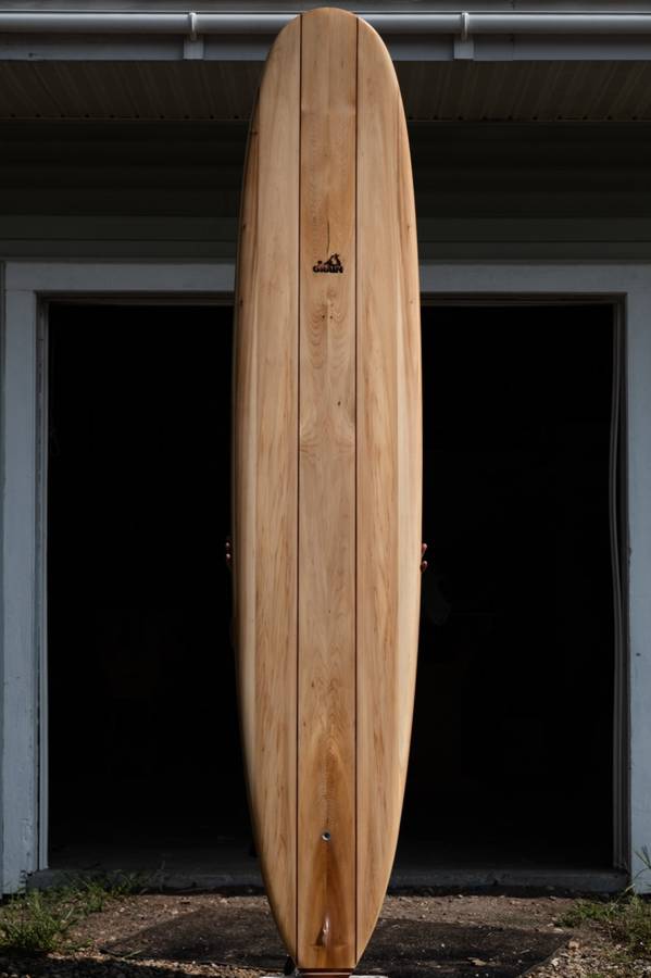 Waterlog hollow wooden surfboard