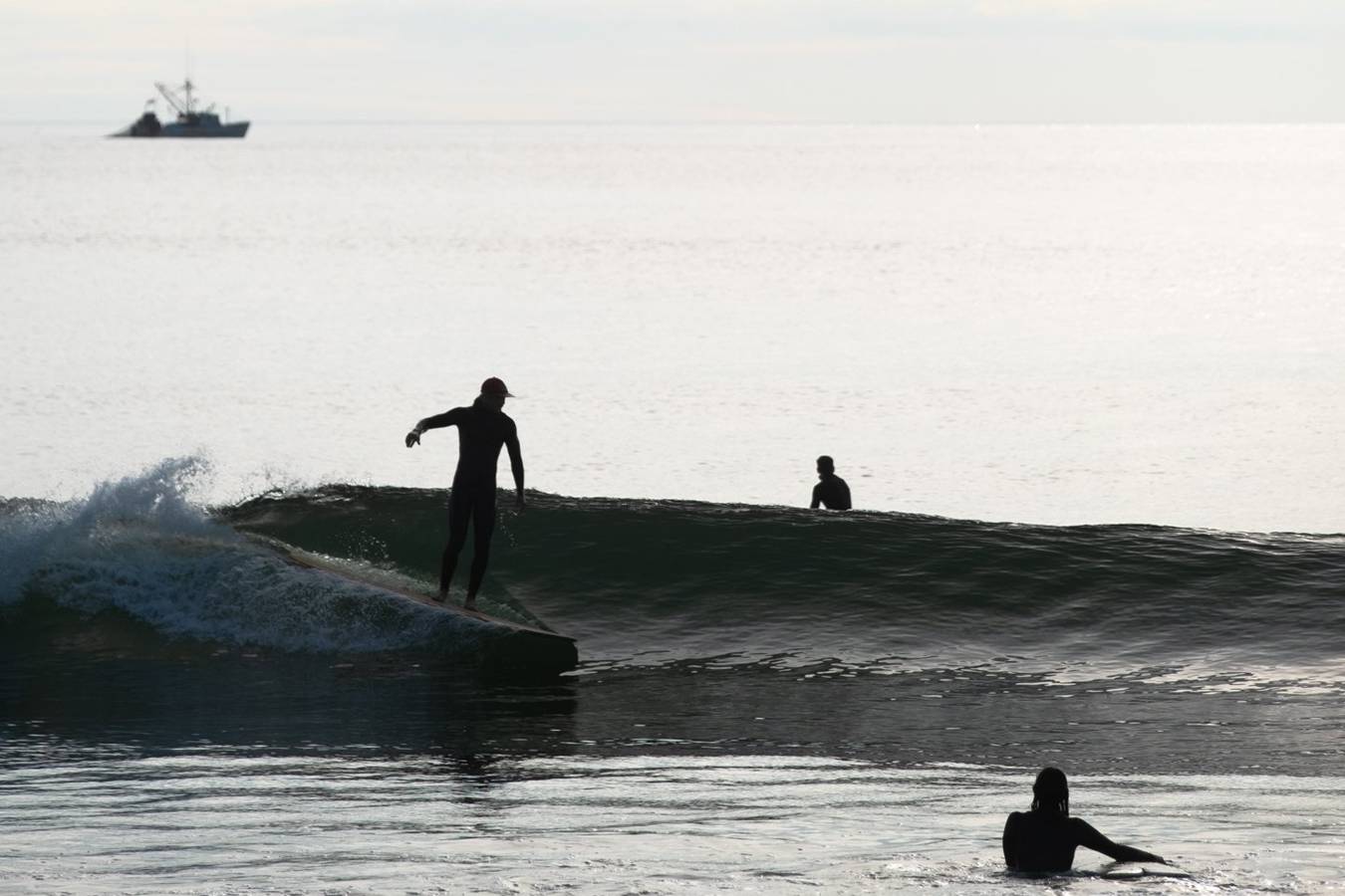 Waterlog hollow wooden surfboard