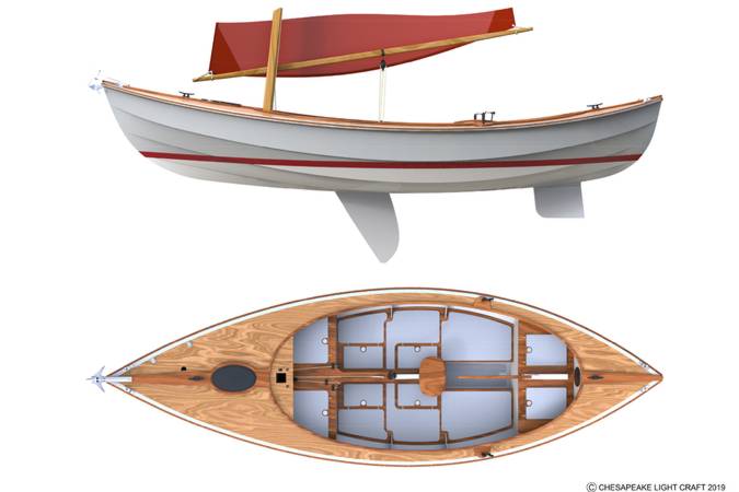 Rendering of the Guider expedition sailing boat