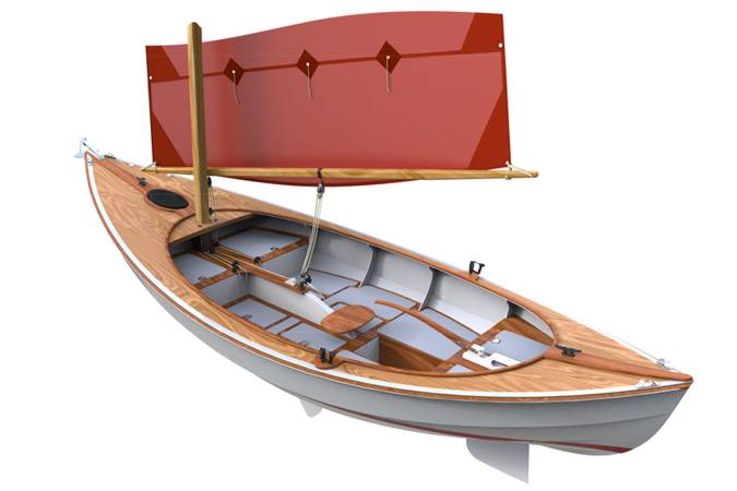 Rendering of the Guider expedition sailing boat