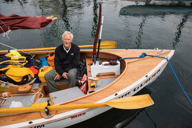 The Guider is a rugged, comfortable open boat for cruising under sail and oar