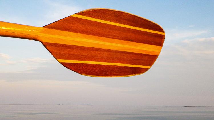 Wooden kayak paddle plans by Nick Schade of Guillemot Kayaks