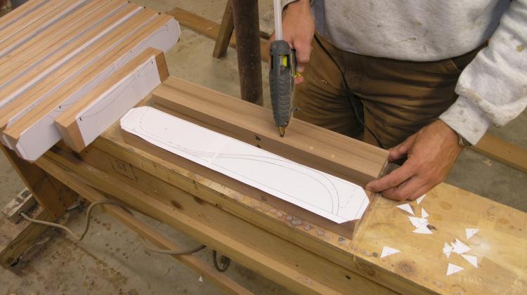 Making a wooden kayak seat for a strip-planked kayak