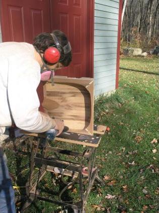 Making a wooden kayak seat for a strip-planked kayak