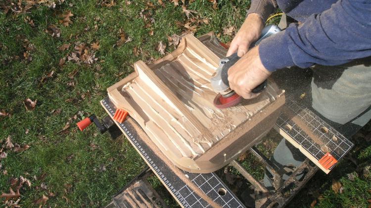 Making a wooden kayak seat for a strip-planked kayak