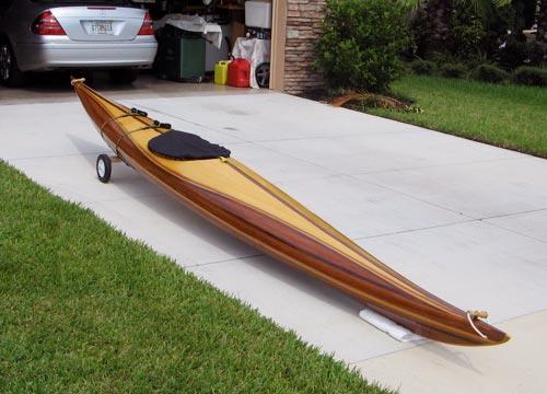 Guillemot cedar-strip sea kayak