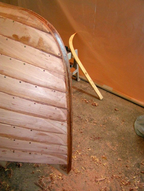 The Ilur dinghy is clinker-planked with CNC cut plywood to speed up the build process