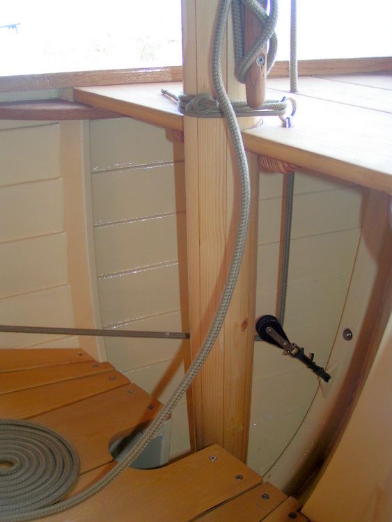 The Ilur dinghy is clinker-planked with CNC cut plywood to speed up the build process