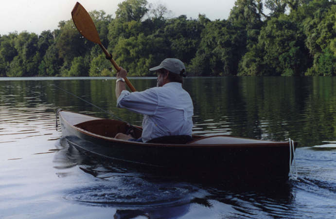 Home made diy canoe Indian Girl