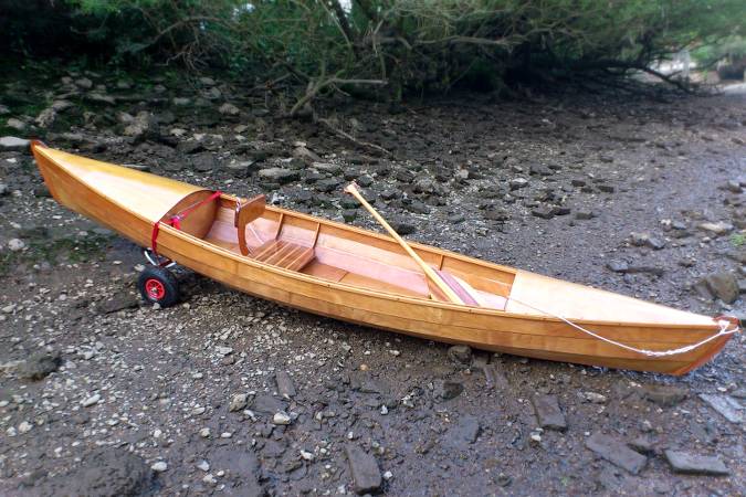 Indian Girl is a stable wooden open canoe by David Nichols