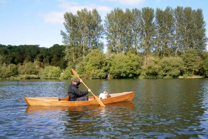 Indian Girl is a stable wooden open canoe by David Nichols