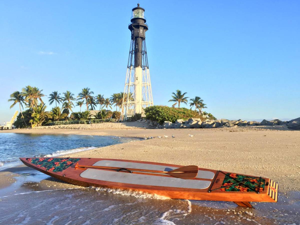 Kaholo 14 wooden SUP - stand-up paddleboard