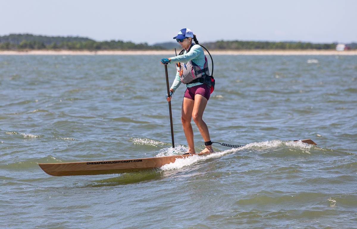 Kaholo SUP in a paddleboard race