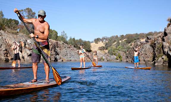 Kaholo wooden stand-up paddleboard