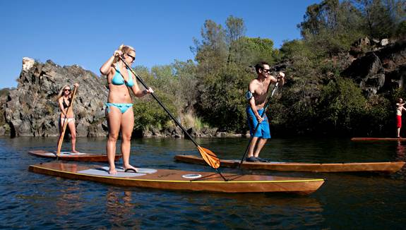 Kaholo wooden stand-up paddleboard