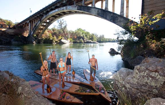 Kaholo wooden stand-up paddleboard