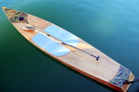 Kaholo wooden stand-up paddleboard