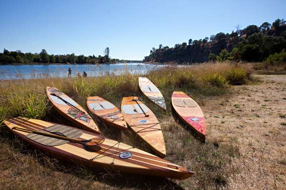 Kaholo wooden stand-up paddleboard