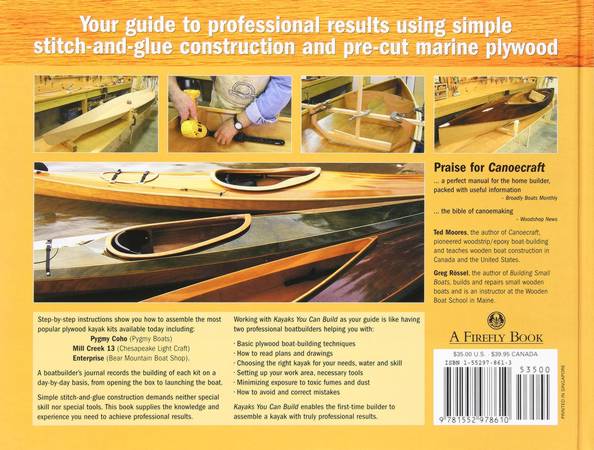 Kayaks You Can Build, by Ted Moores and Greg Rössel