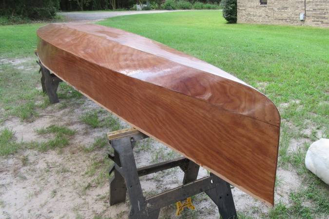 Constructing the Kombi sailing and paddling canoe