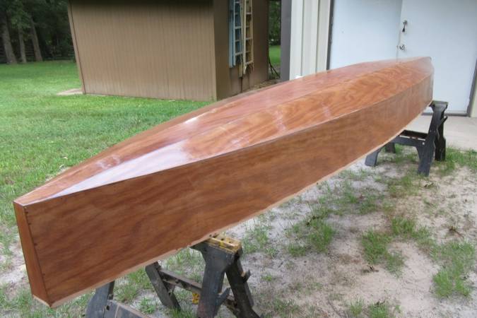 Constructing the Kombi sailing and paddling canoe