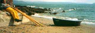 The 16 ft Linnet rowing boat that can be rowed by 1-3 people