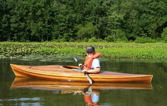 10 ft kayak Little Auk is compact and stable