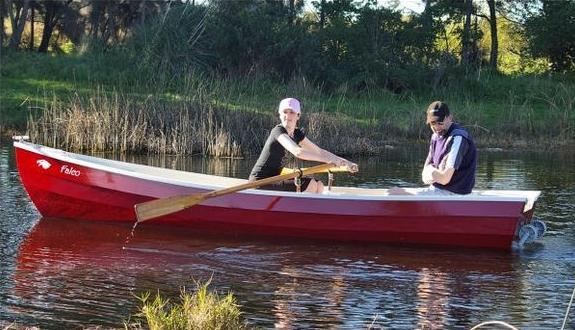 Plans for a wooden motor canoe called Little Laker by Nichols