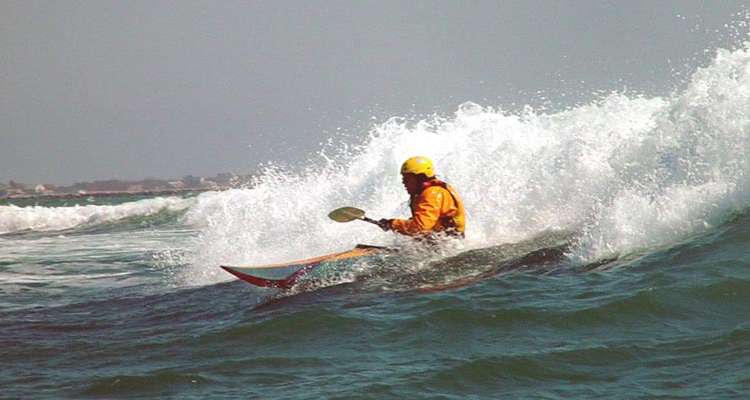 Home made surf kayak