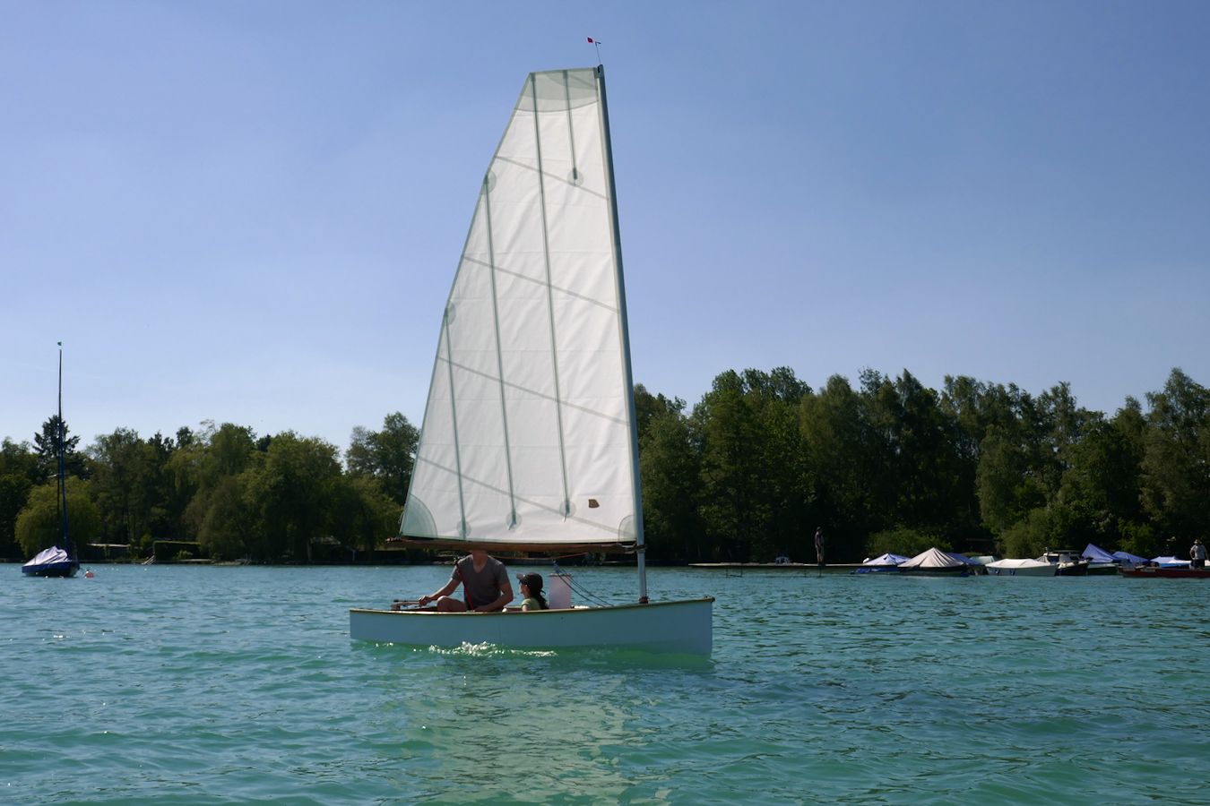 The Mebo 12 nesting dinghy for day sailing and cruising