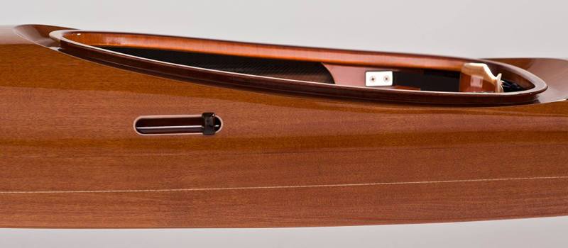 Nick Schade's microBootlegger Sport is a high-performance recreational kayak with classic lines