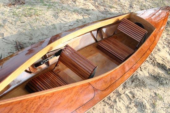 Beautiful deck on a Chesapeake Light Craft kayak