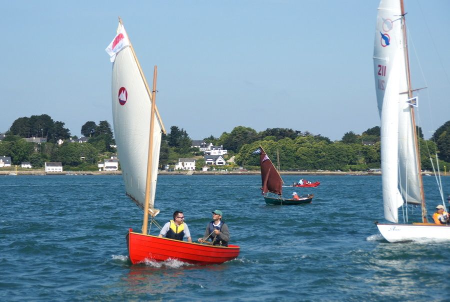 The Morbic 12 is a clinker plywood sailing dinghy with traditional appearance and versatile performance