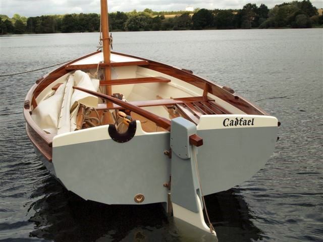 The Morbic 12 is a traditional clinker boat that can be sailed, rowed or motored