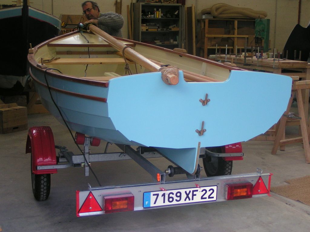 The Morbic 12 is a traditional clinker boat that can be sailed, rowed or motored