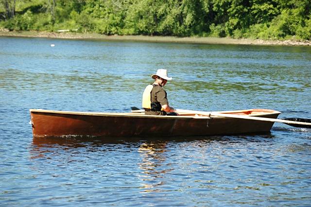 swift MSD rowing skiff designed by Michael Storer