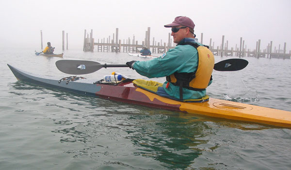 Night Heron stitch-and-glue sea kayak