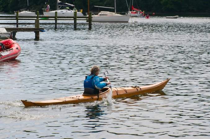 Night Heron stitch-and-glue sea kayak