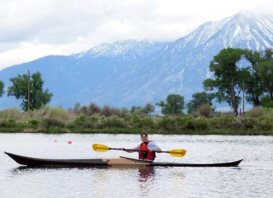 Night Heron stitch-and-glue sea kayak