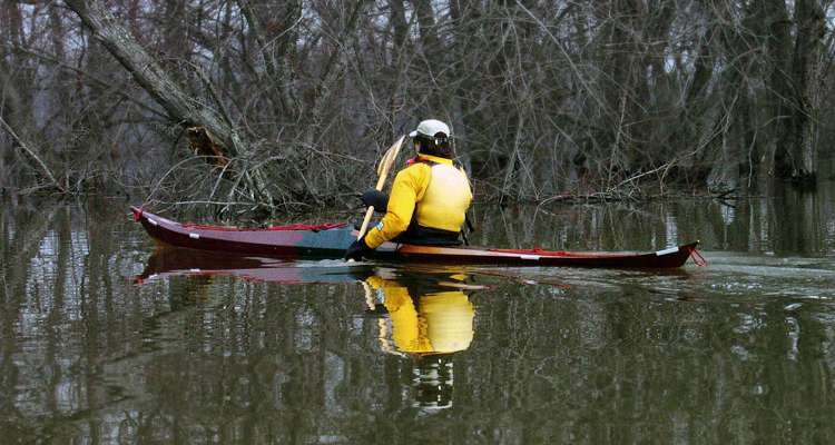 Night Heron stitch-and-glue sea kayak