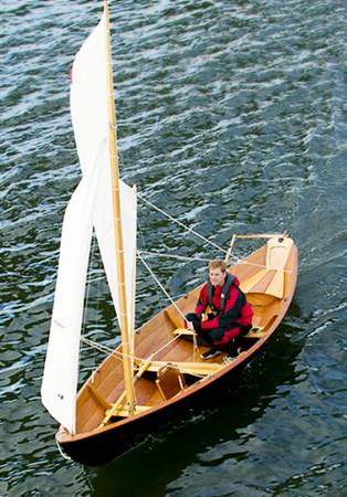 Northeaster Dory sailing dinghy