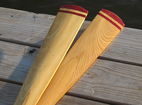 The plans and manual show how to make these classic wooden oars