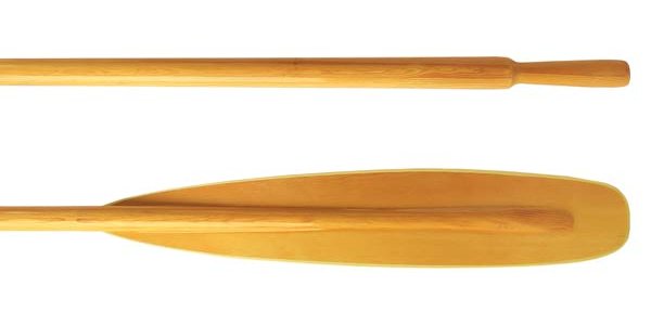 Sawyer wooden gig oars with spoon blades