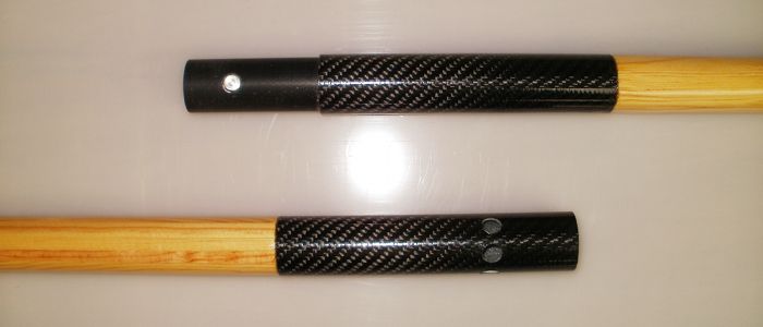 Sea Feather Classic take-apart wooden kayak paddle ferrule