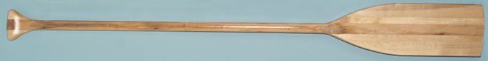 Standard wooden canoe paddle