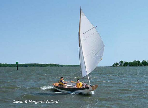 Surf sailing in a diy Passagemaker