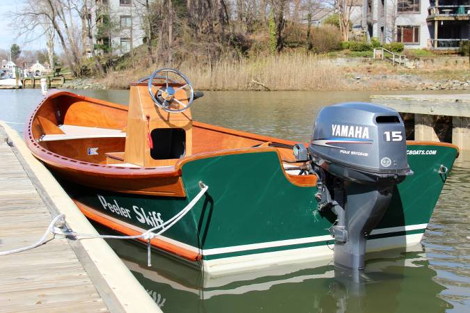 The light but sturdy Peeler motor skiff with the optional centre console