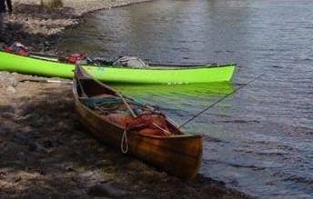 The Peterborough Canadien from Bear Mountain Boats is a time-honoured canoe design in wood-strip planking